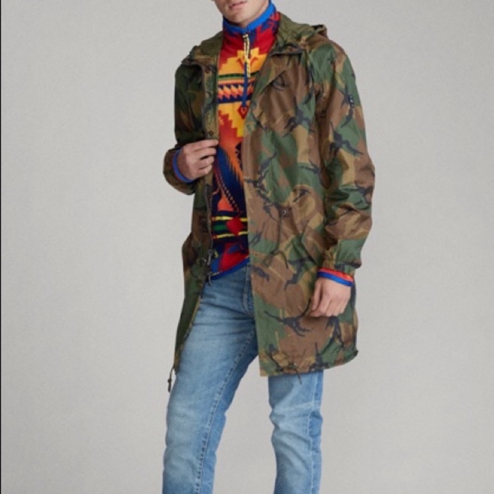 Polo Ralph Lauren camo Rain Coat